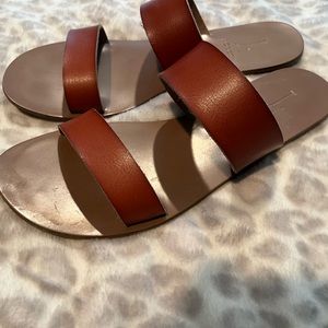 J Crew brown sandals Size 8